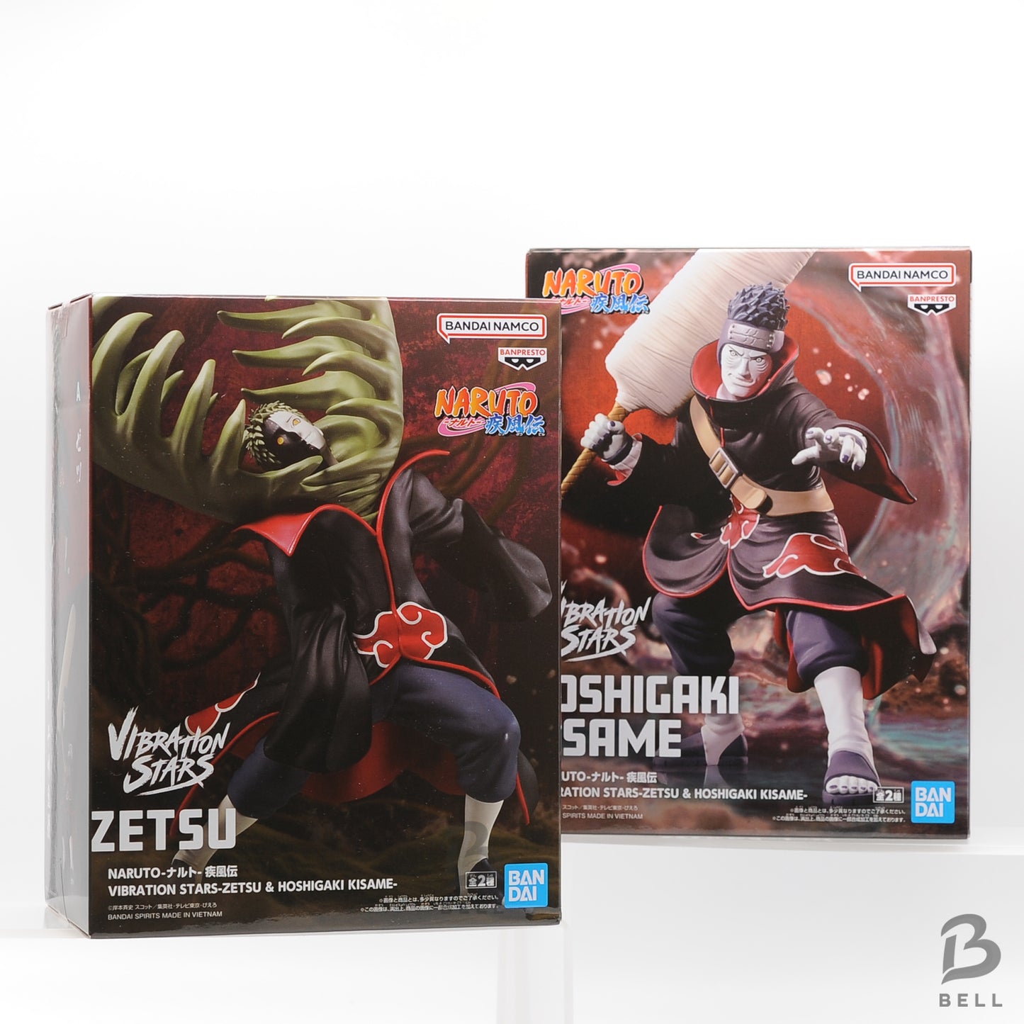 Naruto Shippuden VIBRATION STARS Zetsu & Kisame Hoshigaki Set Figure Akatsuki JP