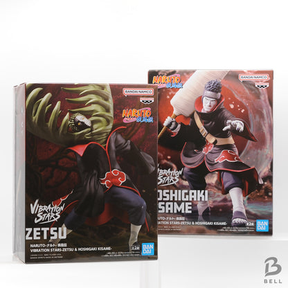 Naruto Shippuden VIBRATION STARS Zetsu & Kisame Hoshigaki Set Figure Akatsuki JP