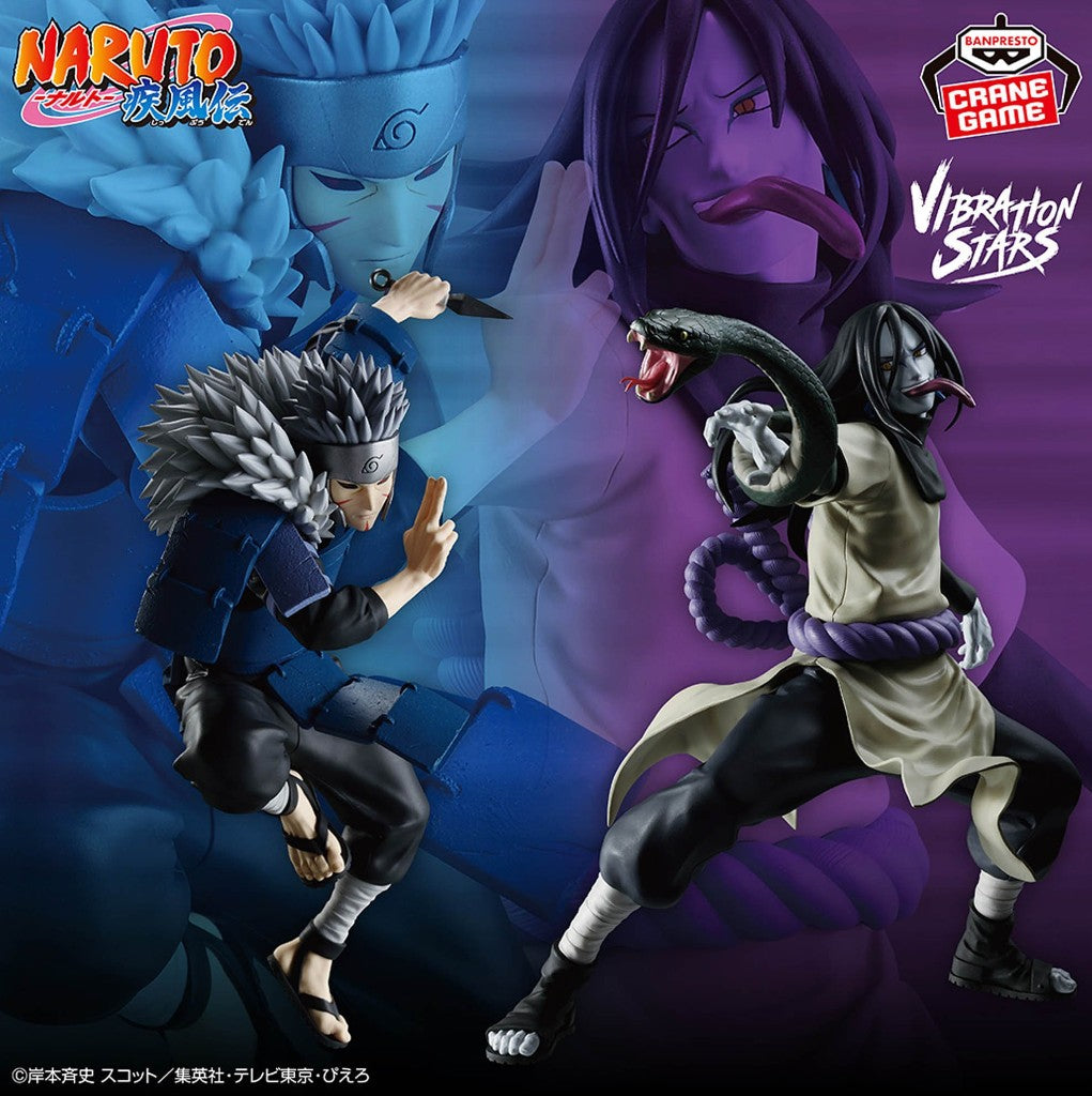 Naruto Shippuden Vibration Stars Senju Tobirama & Orochimaru Figure Set Japan