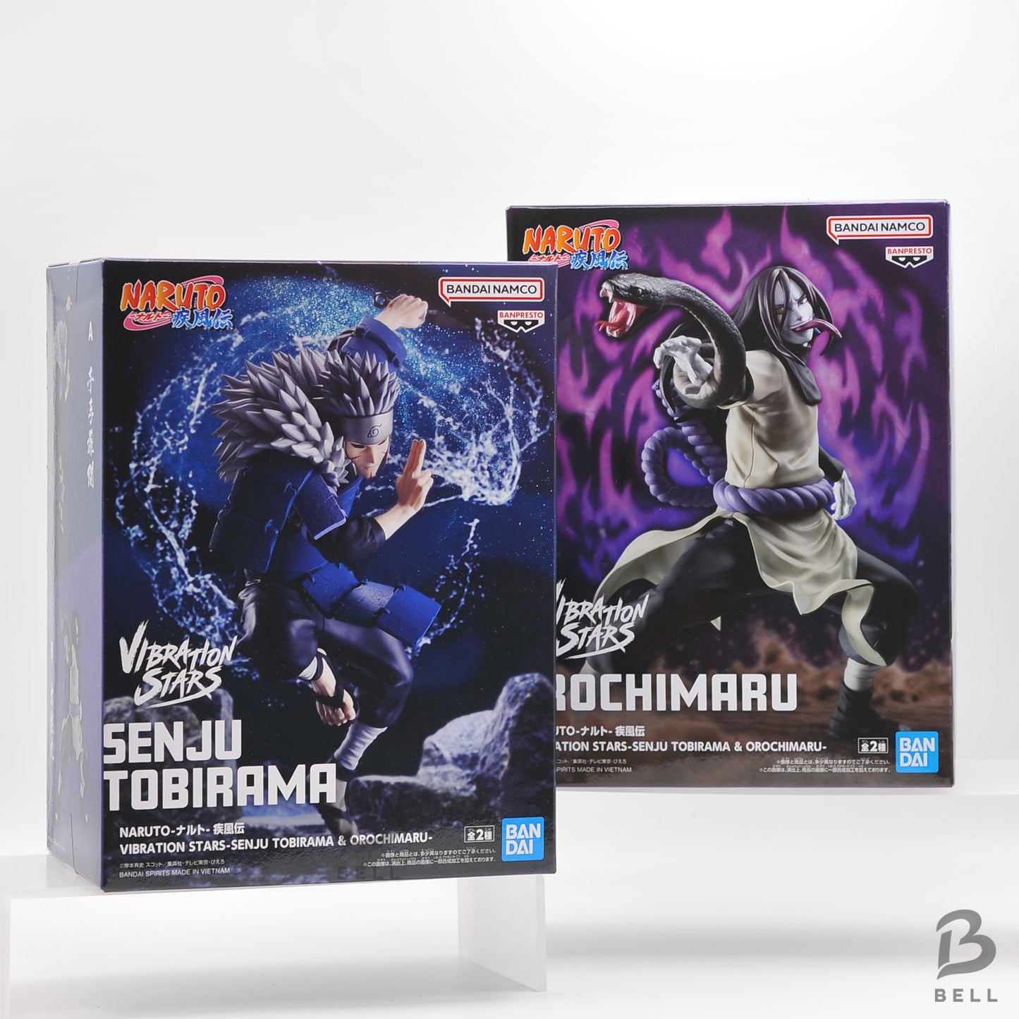 Naruto Shippuden Vibration Stars Senju Tobirama & Orochimaru Figure Set Japan