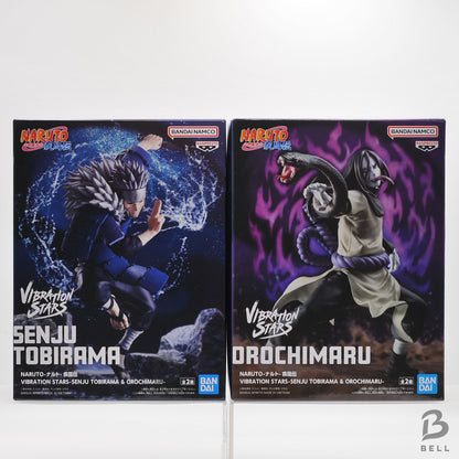 Naruto Shippuden Vibration Stars Senju Tobirama & Orochimaru Figure Set Japan