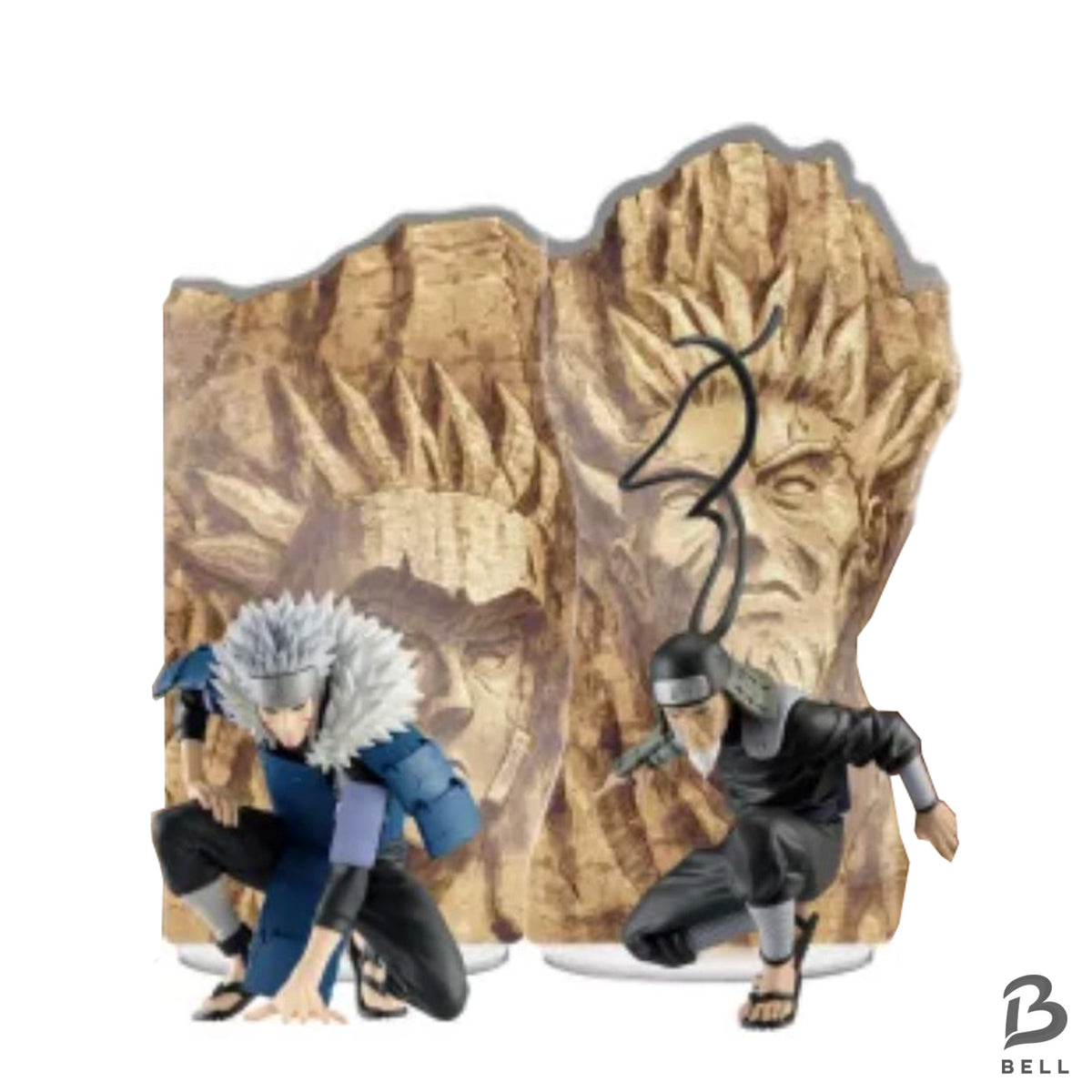 Naruto Shippuden Panel Spectacle Figure Set Hiruzen Tobirama Banpresto Japan new