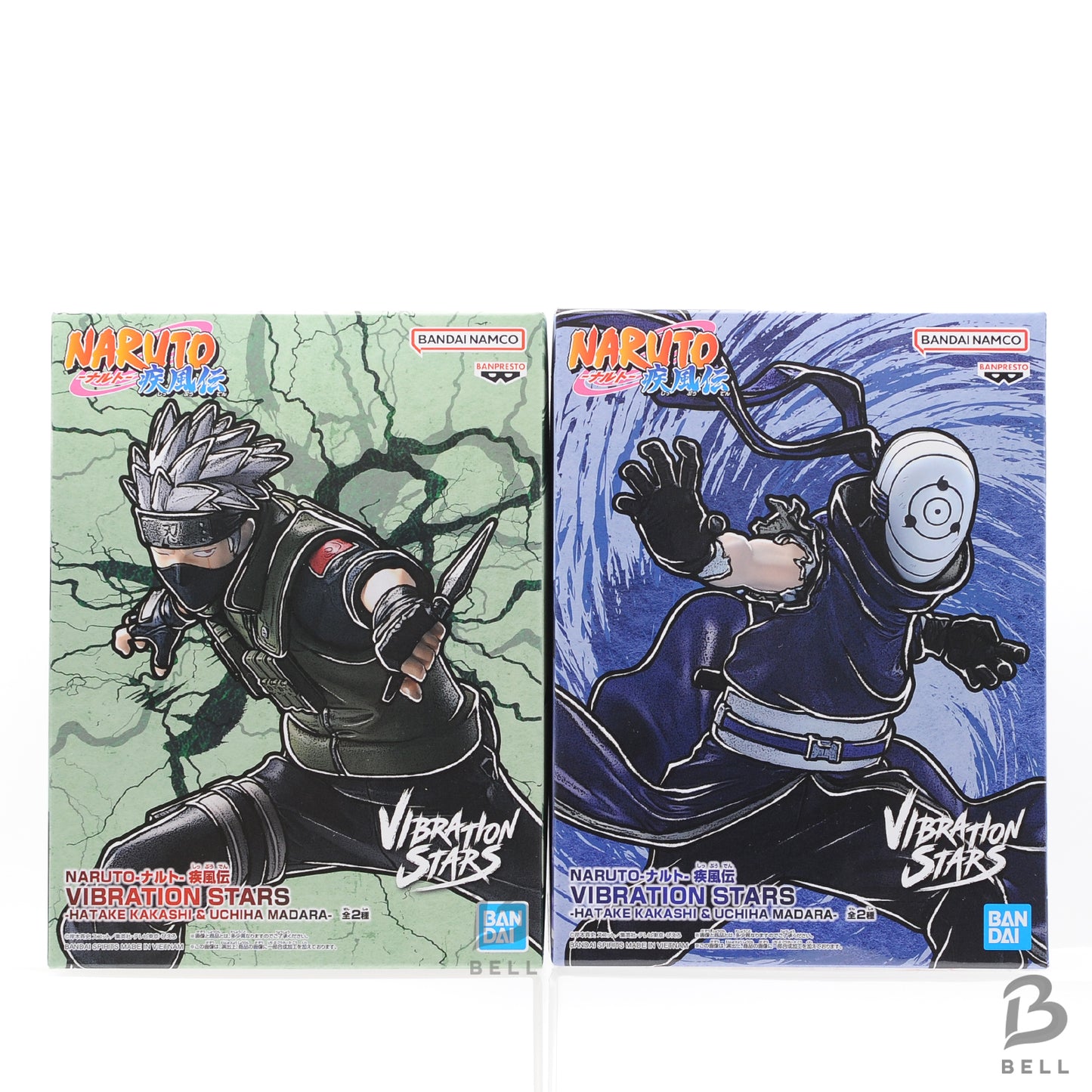 Naruto Shippuden HATAKE KAKASHI & UCHIHA MADARA Vibration Stars Figure Set of 2