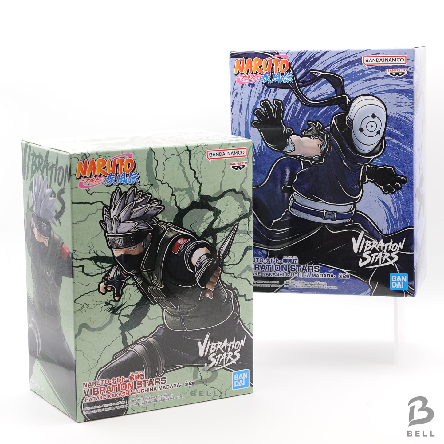 Naruto Shippuden HATAKE KAKASHI & UCHIHA MADARA Vibration Stars Figure Set of 2