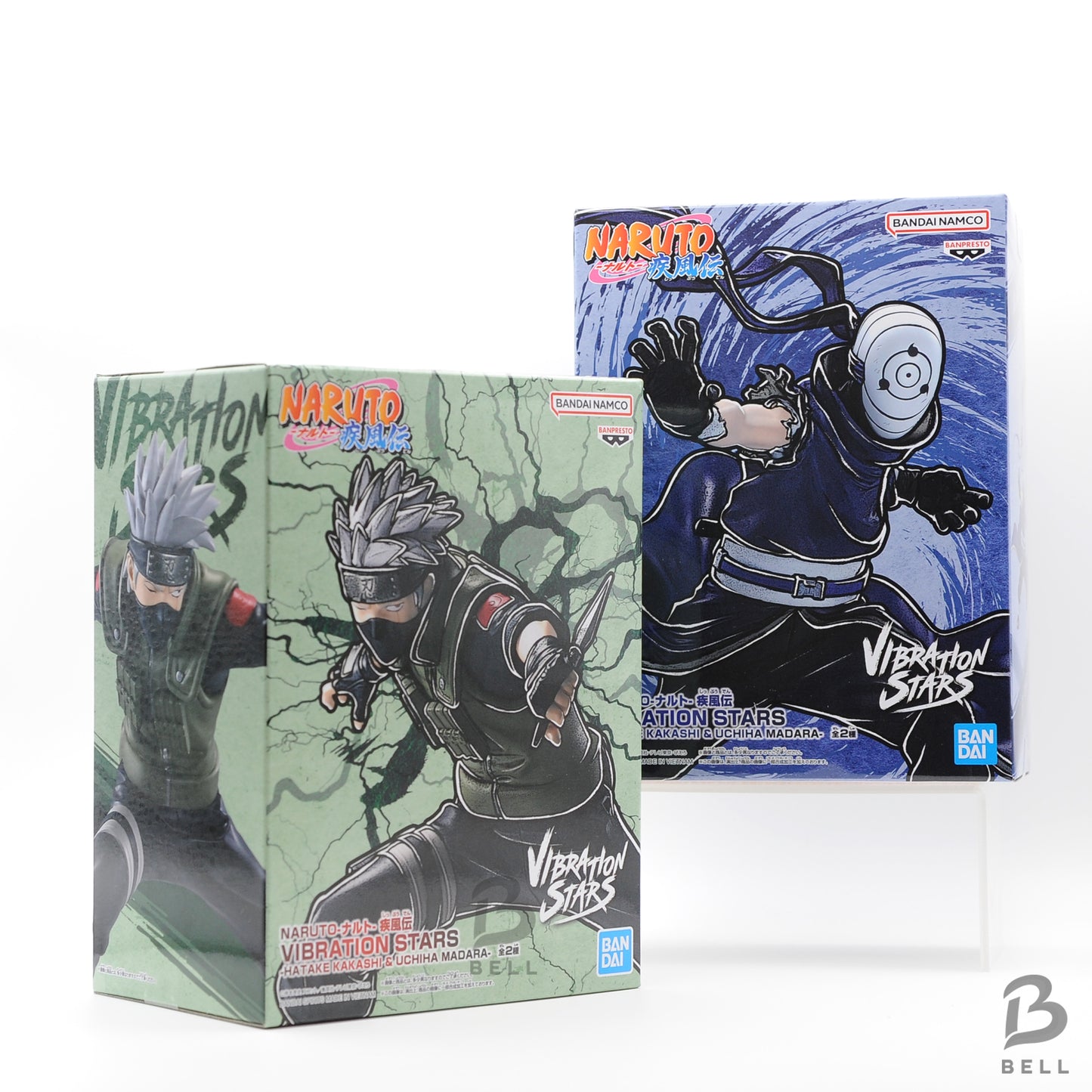 Naruto Shippuden HATAKE KAKASHI & UCHIHA MADARA Vibration Stars Figure Set of 2