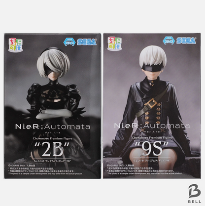 NieR Automata Ver1.1a Choconose Premium Figure 2B 9S Set of 2 Japan RPG Game New