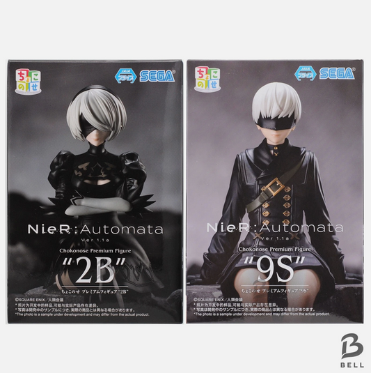 NieR Automata Ver1.1a Choconose Premium Figure 2B 9S Set of 2 Japan RPG Game New