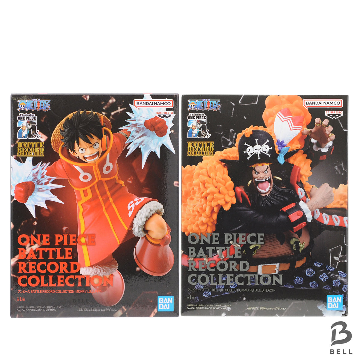 ONE PIECE Battle Record Collection Luffy vs Blackbeard Figure Set Japan Anime