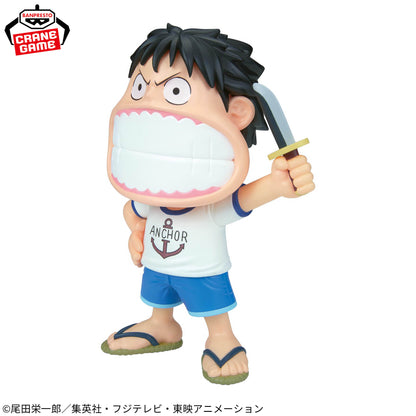 ONE PIECE Big SOFVIMATES Monkey D. Luffy "I'm Not Just Playing Around!!" JP BNIB