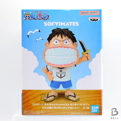 ONE PIECE Big SOFVIMATES Monkey D. Luffy "I'm Not Just Playing Around!!" JP BNIB