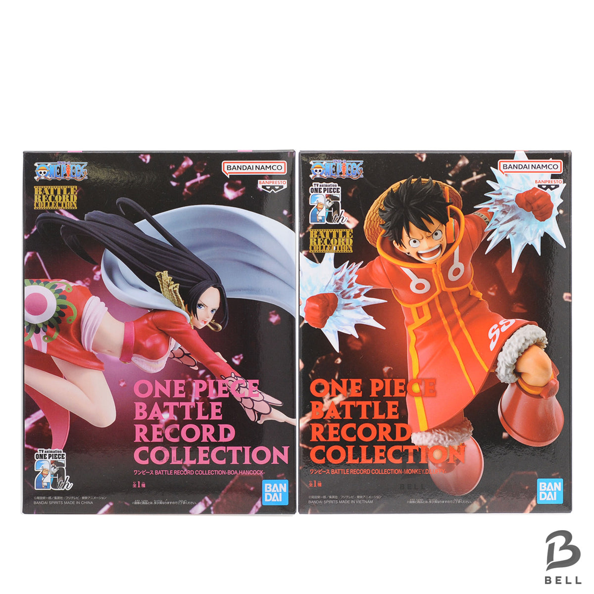 ONE PIECE Luffy Boa Hancock Figure Set Battle Record Collection Banpresto Japan