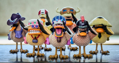 ONE PIECE RofJ Super Alabasta Spotbilled Duck Troop Flock Toy Figure Full Set 9