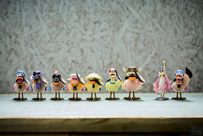 ONE PIECE RofJ Super Alabasta Spotbilled Duck Troop Flock Toy Figure Full Set 9