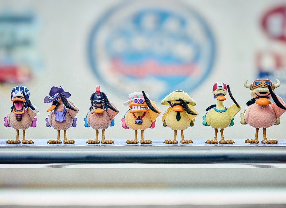 ONE PIECE RofJ Super Alabasta Spotbilled Duck Troop Flock Toy Figure Full Set 9