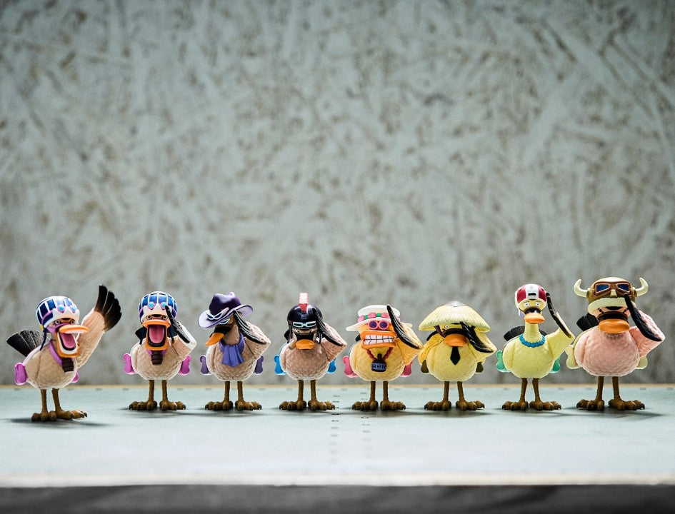 ONE PIECE RofJ Super Alabasta Spotbilled Duck Troop Flock Toy Figure Full Set 9