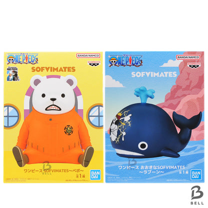 ONE PIECE SOFVIMATES Bepo Laboon Figure Set BANPRESTO BANDAI NAMCO New