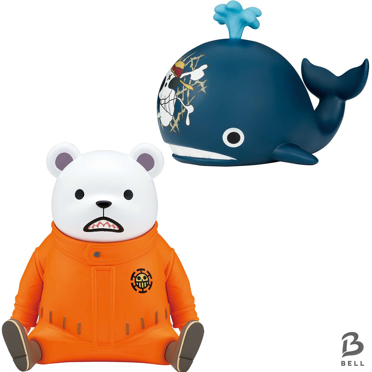 ONE PIECE SOFVIMATES Bepo Laboon Figure Set BANPRESTO BANDAI NAMCO New