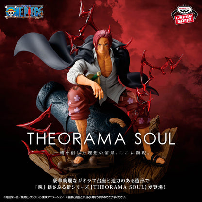 ONE PIECE THEORAMA SOUL SHANKS Figure Red Hair Shanks Banpresto Official JP New