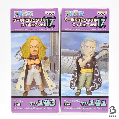 ONE PIECE WCF Vol.17 Yasopp & Benn Beckman Figure Set Red Hair Pirates Japan new