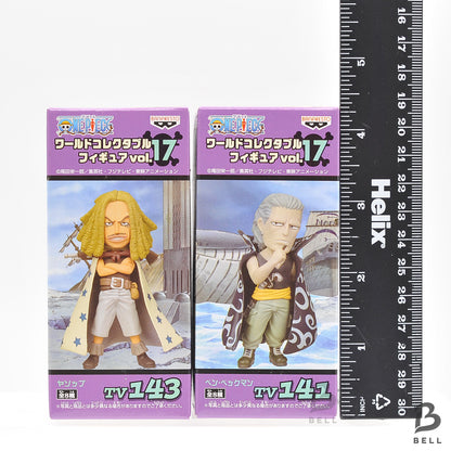 ONE PIECE WCF Vol.17 Yasopp & Benn Beckman Figure Set Red Hair Pirates Japan new