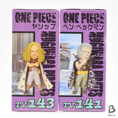 ONE PIECE WCF Vol.17 Yasopp & Benn Beckman Figure Set Red Hair Pirates Japan new