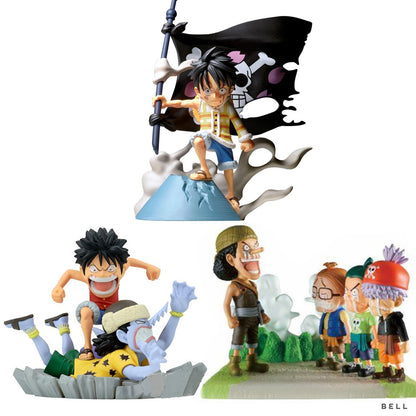 ONE PIECE World Collectable Figure WCF Log Stories Luffy Lot 3 Figure Set Japan