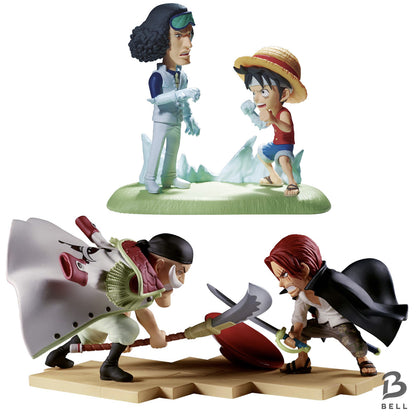 ONE PIECE WCF Log Stories Figure Lot 2 Luffy Aokiji Whitebeard Shanks Japan new