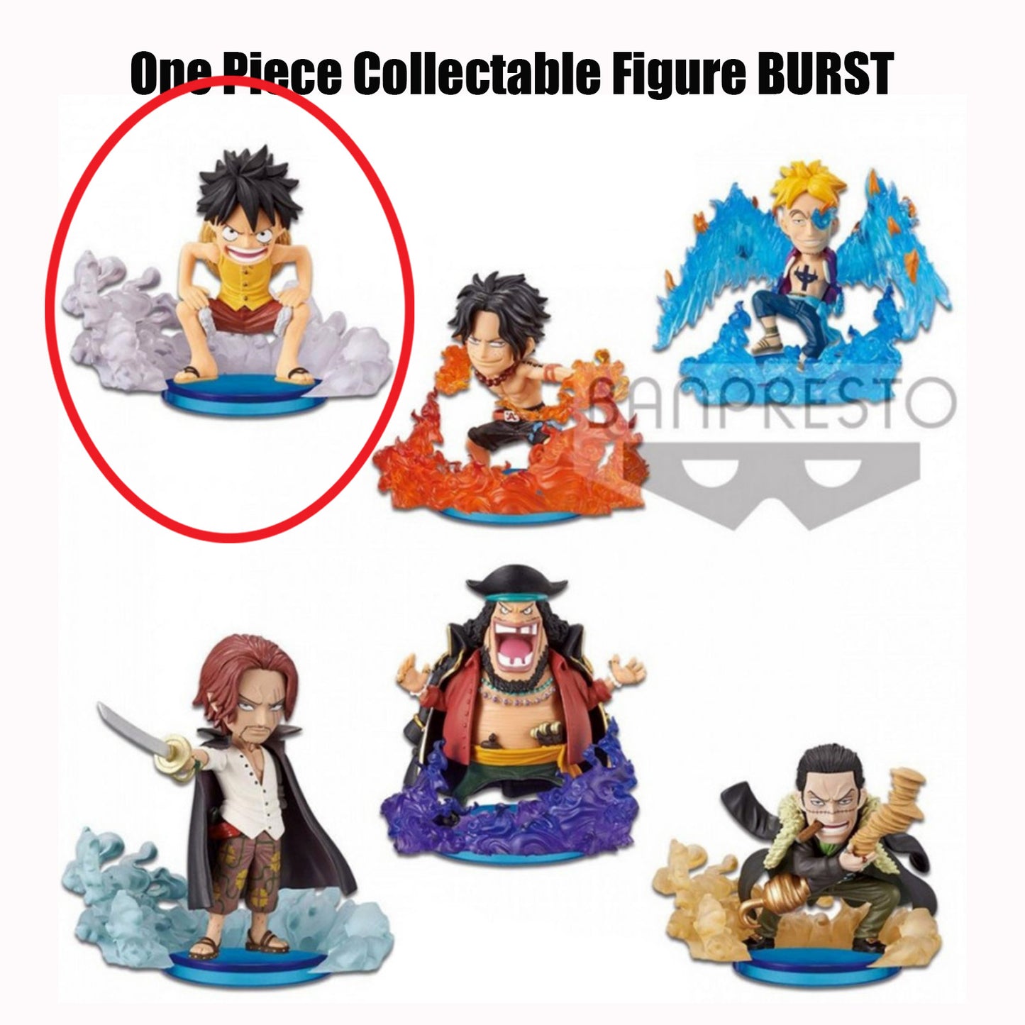 ONE PIECE WCF Monkey D Luffy World Collectable Figure Burst Japan Banprest