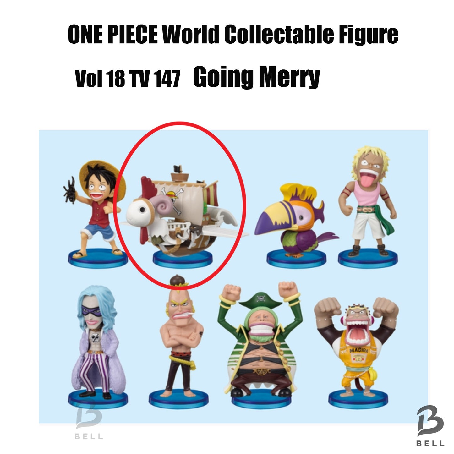 ONE PIECE World Collectable Figure Vol 18 TV 147 Going Merry WCF Japan Banpresto