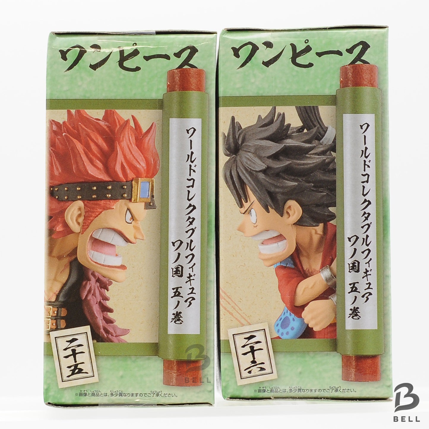 ONE PIECE figure lot Luffy & Kid wanokuni World Collectable figure WCF set of 2