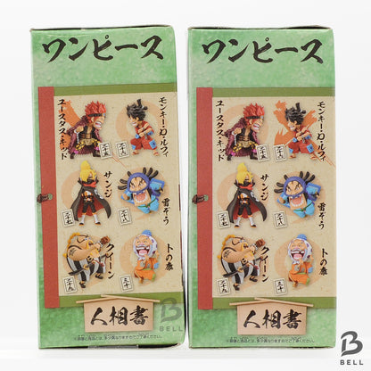 ONE PIECE figure lot Luffy & Kid wanokuni World Collectable figure WCF set of 2