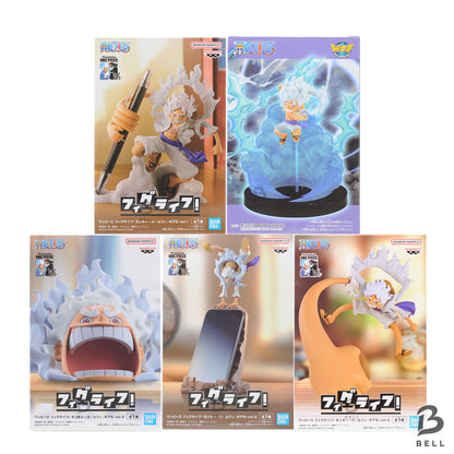 One Piece Gear 5 Figure Fig Life! & WCF Monkey D Luffy Set of 5 new Japan Anime