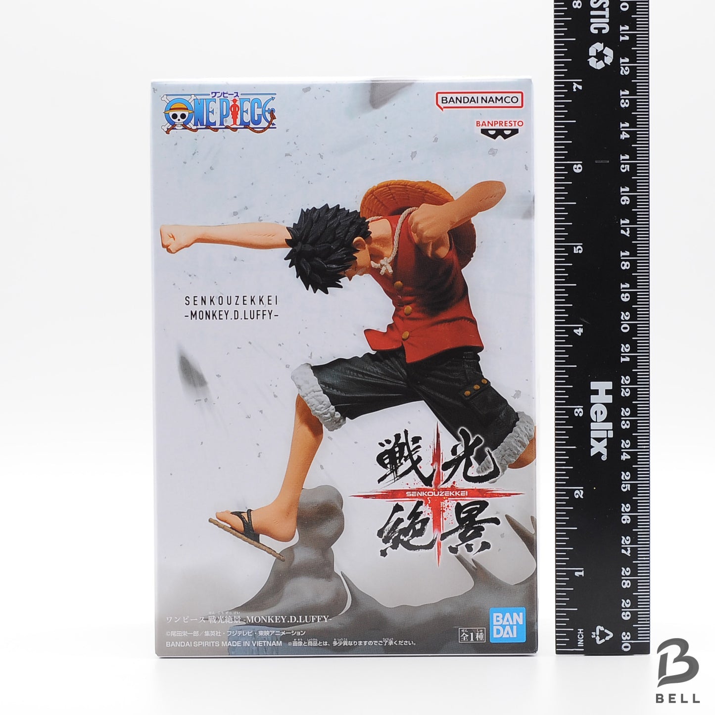 One Piece figure lot Monkey D Luffy & Rob Lucci - Senkou Zekkei Japan set of 2