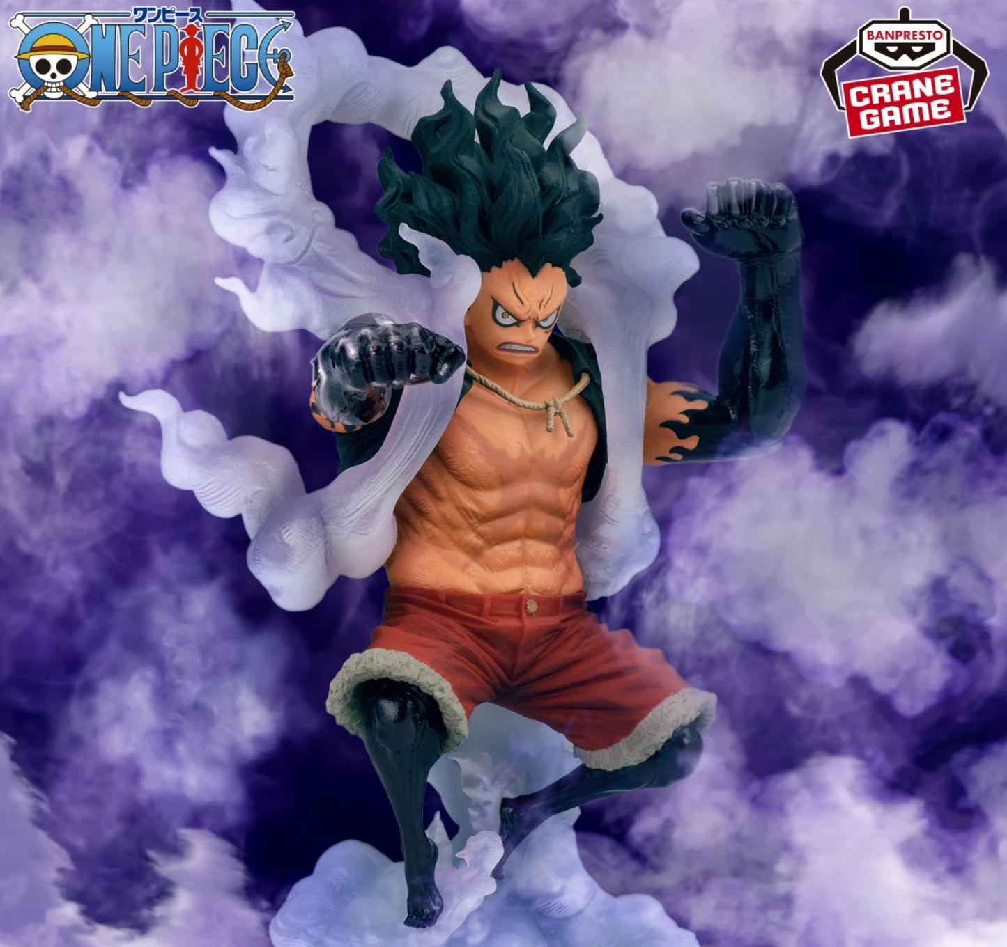 One Piece MONKEY D LUFFY KING OF ARTIST SPECIAL ver. Snake Man Figure Gear4 New