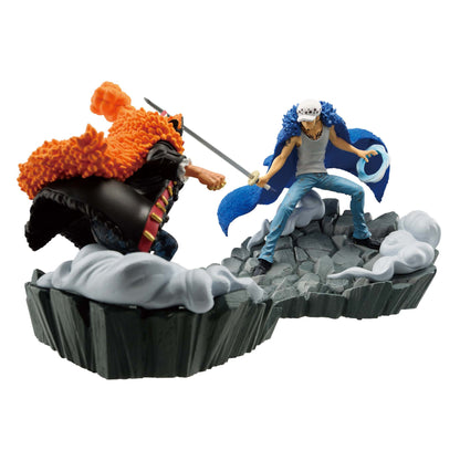BANPRESTO One Piece Senkou Zekkei Figure TRAFALGAR.LAW VS MARSHALL.D.TEACH Set 2