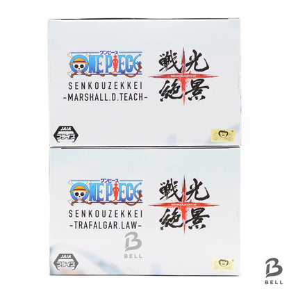 BANPRESTO One Piece Senkou Zekkei Figure TRAFALGAR.LAW VS MARSHALL.D.TEACH Set 2