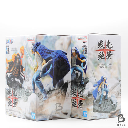 BANPRESTO One Piece Senkou Zekkei Figure TRAFALGAR.LAW VS MARSHALL.D.TEACH Set 2