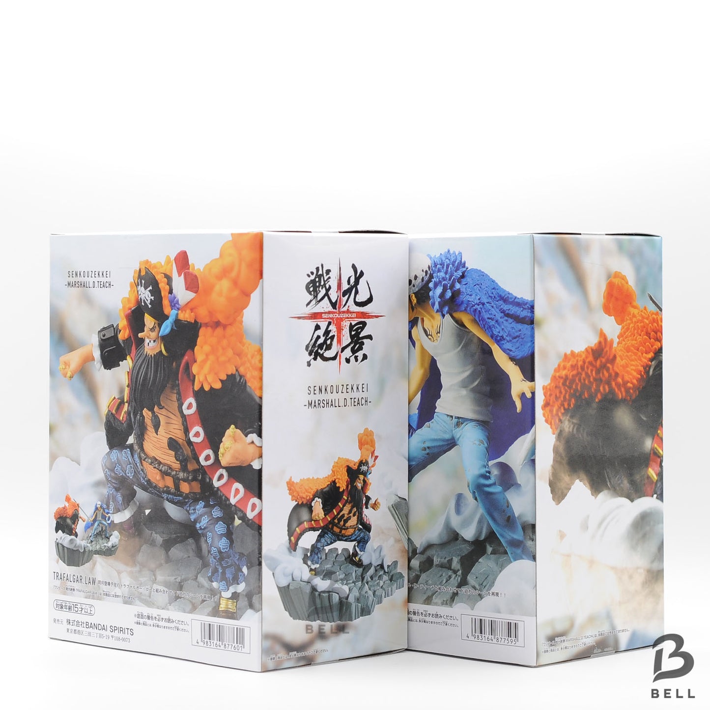 BANPRESTO One Piece Senkou Zekkei Figure TRAFALGAR.LAW VS MARSHALL.D.TEACH Set 2