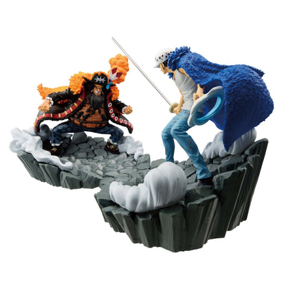 BANPRESTO One Piece Senkou Zekkei Figure TRAFALGAR.LAW VS MARSHALL.D.TEACH Set 2