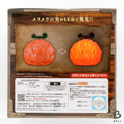 ONE PIECE Devil Fruit Room Light Melamela Fruit Dark-Dark Fruit Banpresto New