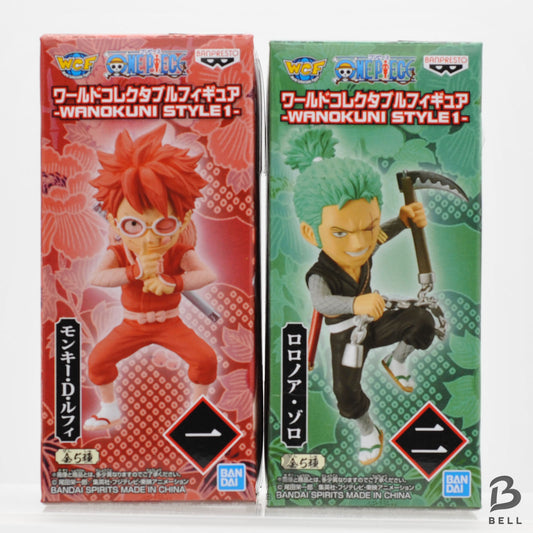 ONE PIECE Figure lot Monkey D Luffy & Roronoa Zoro World Collectable Figure WCF