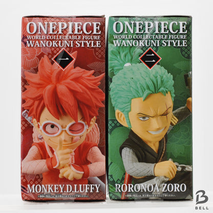 ONE PIECE Figure lot Monkey D Luffy & Roronoa Zoro World Collectable Figure WCF