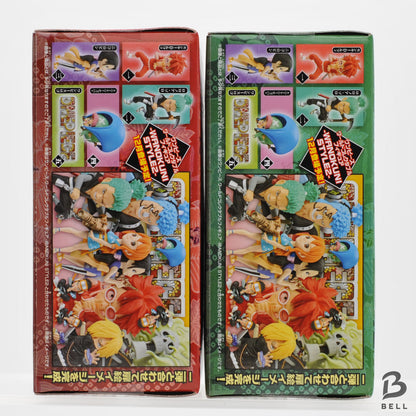 ONE PIECE Figure lot Monkey D Luffy & Roronoa Zoro World Collectable Figure WCF