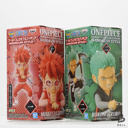 ONE PIECE Figure lot Monkey D Luffy & Roronoa Zoro World Collectable Figure WCF