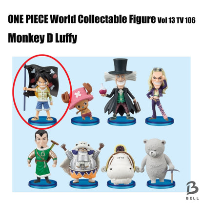 ONE PIECE Monkey D Luffy World Collectable Figure Vol 13 TV 106 Japan anime WCF
