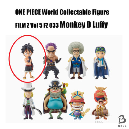ONE PIECE World Collectable Figure FILM Z Vol5 FZ 033 Monkey D Luffy Japan WCF