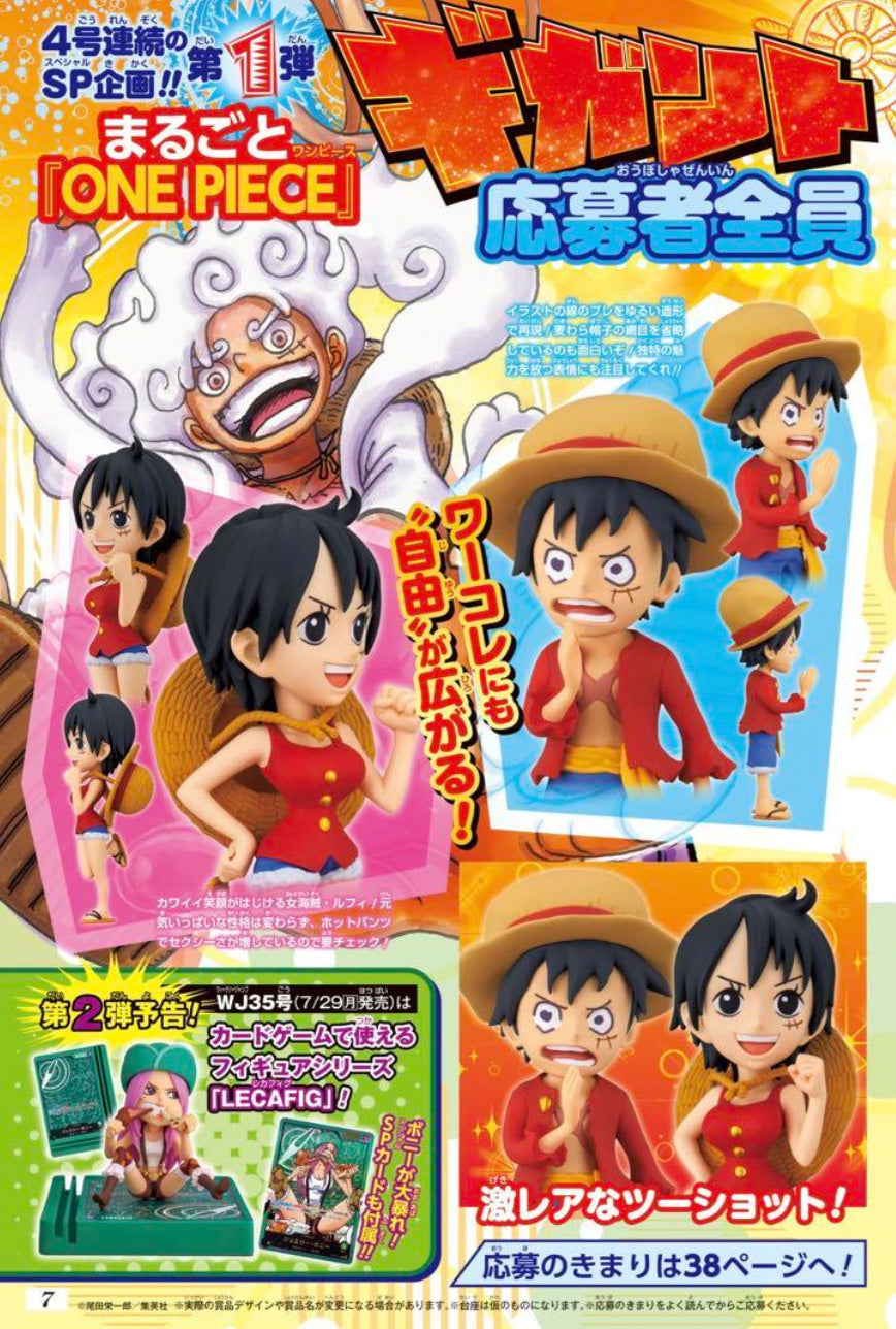 One Piece WCF World Collectable Figure Left Hand Lady Luffy Oda WCF Jump Anime