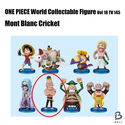 ONE PIECE Mont Blanc Cricket World Collectable Figure Vol 18 TV 145 Japan WCF