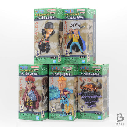 ONE PIECE World Collectable Figure Wanokuni Onigashima Vol.4 Set of 5 WCF new