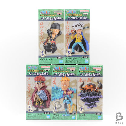ONE PIECE World Collectable Figure Wanokuni Onigashima Vol.4 Set of 5 WCF new